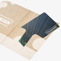 Kartenhülle Basic 7,5 x 10,5 cm 1/1-farbig (weiß) bedruckt im Scheckkartenformat