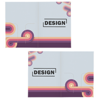 Kartenhülle Basic 7,5 x 10,5 cm 4/4-farbig bedruckt, Innen- und Außenseite