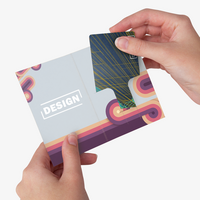 Kartenhülle Basic im handlichen Format 5/5-farbig (CMYK + Weiß) bedruckt