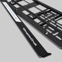 Kennzeichenhalterung, bedruckt, Druckdetail