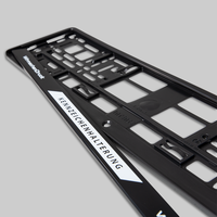 Kennzeichenhalterung, einseitig bedruckt, Halterung