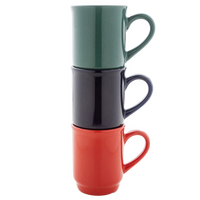 Glühweintasse Keramik Stapelbar