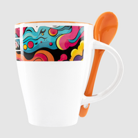 Tasse bedruckt seitlich