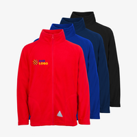 Fleecejacke, farbig bedruckt, Vorderseite, Farbauswahl