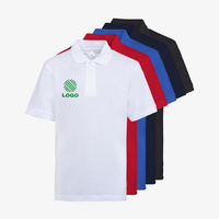 Poloshirt, bestickt, verschiedene Fraben, Vorderseite