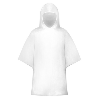 Kinder-Regenponcho aus LDPE in Tragetasche, Poncho