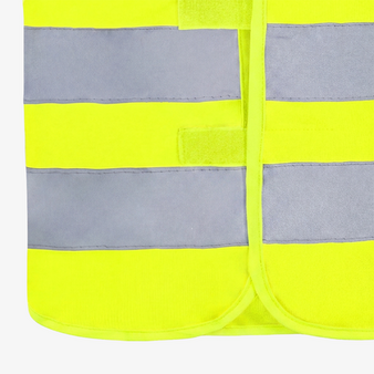 Kinder-Signalweste, beidseitig bedruckt, Details vorne
