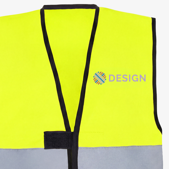 Kinder-Signalweste, einseitig bedruckt, Druck Brust