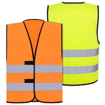 Kinder-Signalweste, unbedrucktes Muster