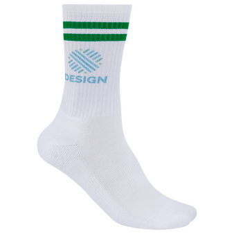 Kinder-Tennissocken, 4/0-farbig bedruckt