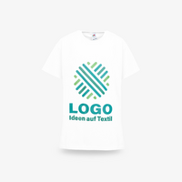 Kinder-T-Shirt Basic, weiß - Fruit of the Loom, mit zwei Druckpositionen