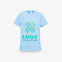 Kinder-T-Shirt Budget, farbig - Fruit of the Loom, mit zwei Druckpositionen