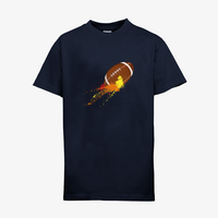 Kinder-T-Shirt B&C, Premium - Motiv American Football Bunt