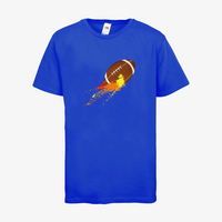 Kinder-T-Shirt FOTL, Premium - Motiv American Football Bunt