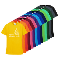 Kinder-T-Shirt FOTL, Basic - Motiv Frohe Weihnachten, Farbauswahl
