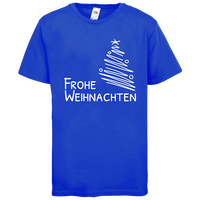 Kinder-T-Shirt B&C, Premium - Motiv Frohe Weihnachten