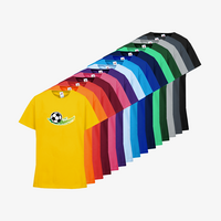 Kinder-T-Shirt FOTL, Basic - Motiv Fußball Grün, Farbauswahl