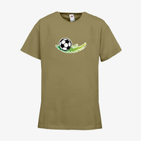 Kinder-T-Shirt FOTL, Budget - Motiv Fußball Grün
