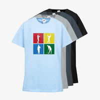 Kinder-T-Shirt FOTL, Basic - Motiv Golf Quadrat, Farbauswahl