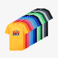Kinder-T-Shirt FOTL, Premium - Motiv Golf Sonnenuntergang, Farbauswahl