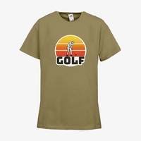 Kinder-T-Shirt FOTL, Budget - Motiv Golf Sonnenuntergang