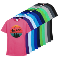 Kinder-T-Shirt B&C, Basic - Motiv Weihnachtshimmel, Farbauswahl