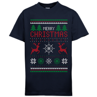 Kinder-T-Shirt FOTL, Premium - Motiv Weihnachtsstrickpulli