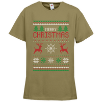 Kinder-T-Shirt FOTL, Budget - Motiv Weihnachtsstrickpulli