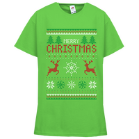 Kinder-T-Shirt FOTL, Basic - Motiv Weihnachtsstrickpulli
