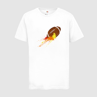 Kinder-T-Shirt FOTL, Premium - Motiv American Football Bunt