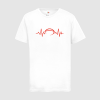 Kinder-T-Shirt FOTL, Premium - Motiv American Football EKG-Linie