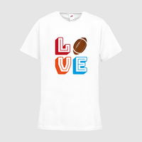 Kinder-T-Shirt FOTL, Budget - Motiv American Football Love