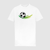 Kinder-T-Shirt B&C, Premium - Motiv Fußball Grün