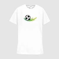 Kinder-T-Shirt FOTL, Basic - Motiv Fußball Grün