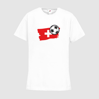 Kinder-T-Shirt FOTL, Budget - Motiv Fußball Schweiz