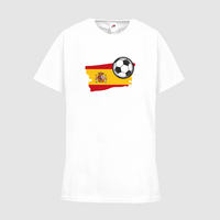 Kinder-T-Shirt FOTL, Basic - Motiv Fußball Spanien