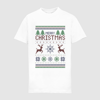 Kinder-T-Shirt B&C, Premium - Motiv Weihnachtsstrickpulli