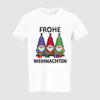 Kinder-T-Shirt B&C, Basic - Motiv Weihnachtswichtel