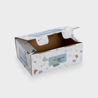 Klappdeckelkarton, farbig bedruckt, Motiv, offen