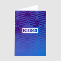  Klapp-Minikalender hoch 4/4 farbig (beidseitiger Druck), geschlossen