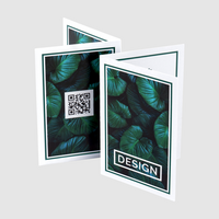 Klapp-Visitenkarten hoch 4/4 farbig (beidseitiger Druck)