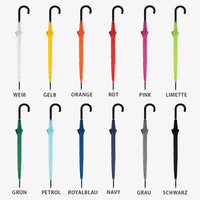 Klassischer Automatik-Stockschirm, 4/0-farbig, 1 Segment bedruckt