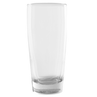 Bierglas frontal leer