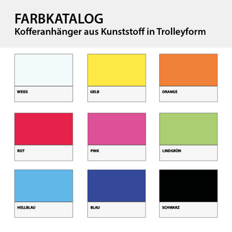 Kofferanh&auml;nger aus Kunststoff