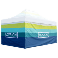 Komplettset (3 Wände) für Faltzelt 300 x 450 cm