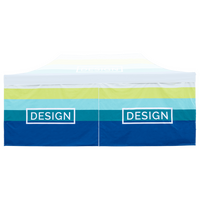 Komplettset (3 Wände) für Faltzelt 300 x 600 cm