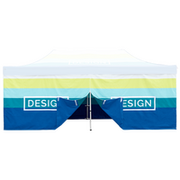 Komplettset (3 Wände) für Faltzelt 300 x 600 cm