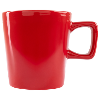 Konische Tasse mit rechteckigem Henkel