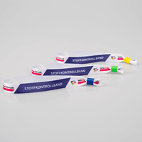 Einlassbänder Stoff, farbig einseitig bedruckt, liegend