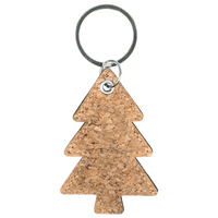 Anhänger Kork-Baum unbedruckt von vorne